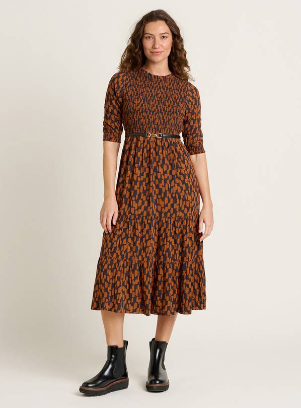 BRAKEBURN Brush Strokes Midi Dress 20